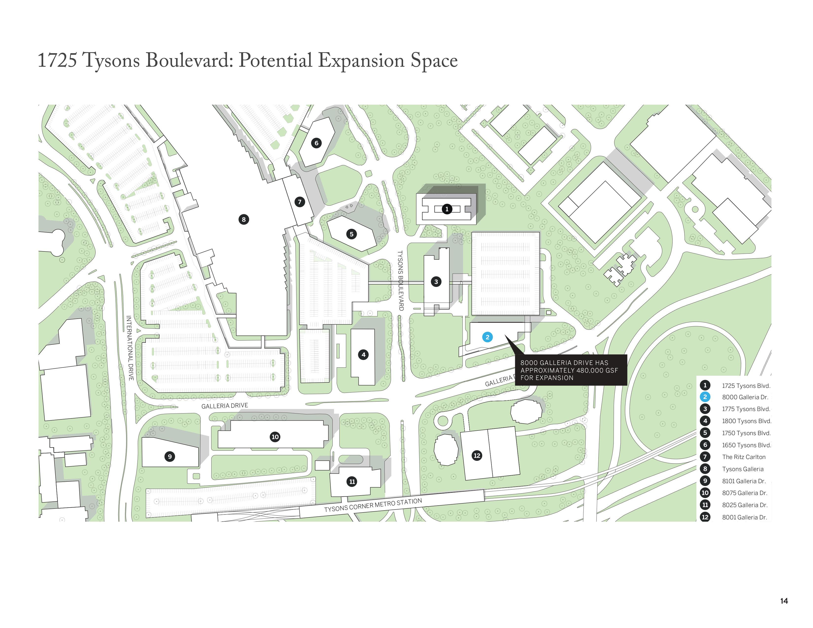 tysons galleria map