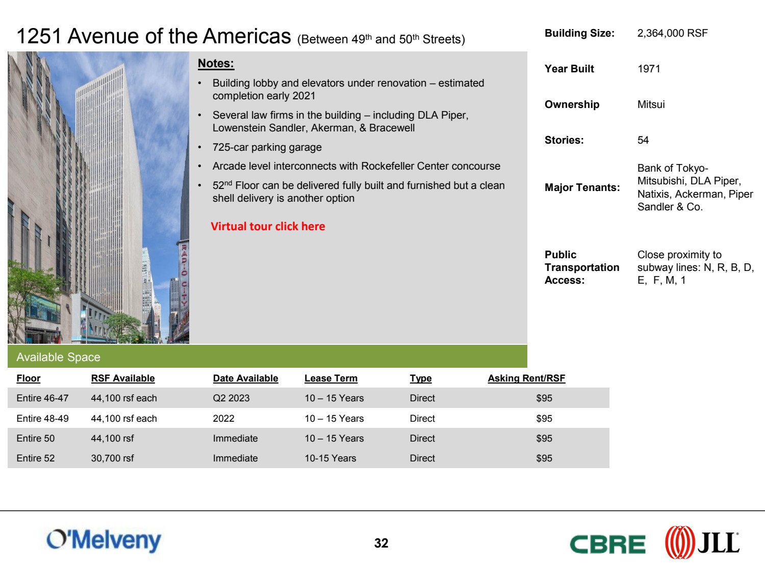 1251 Avenue of the Americas - Office For Lease | JLL