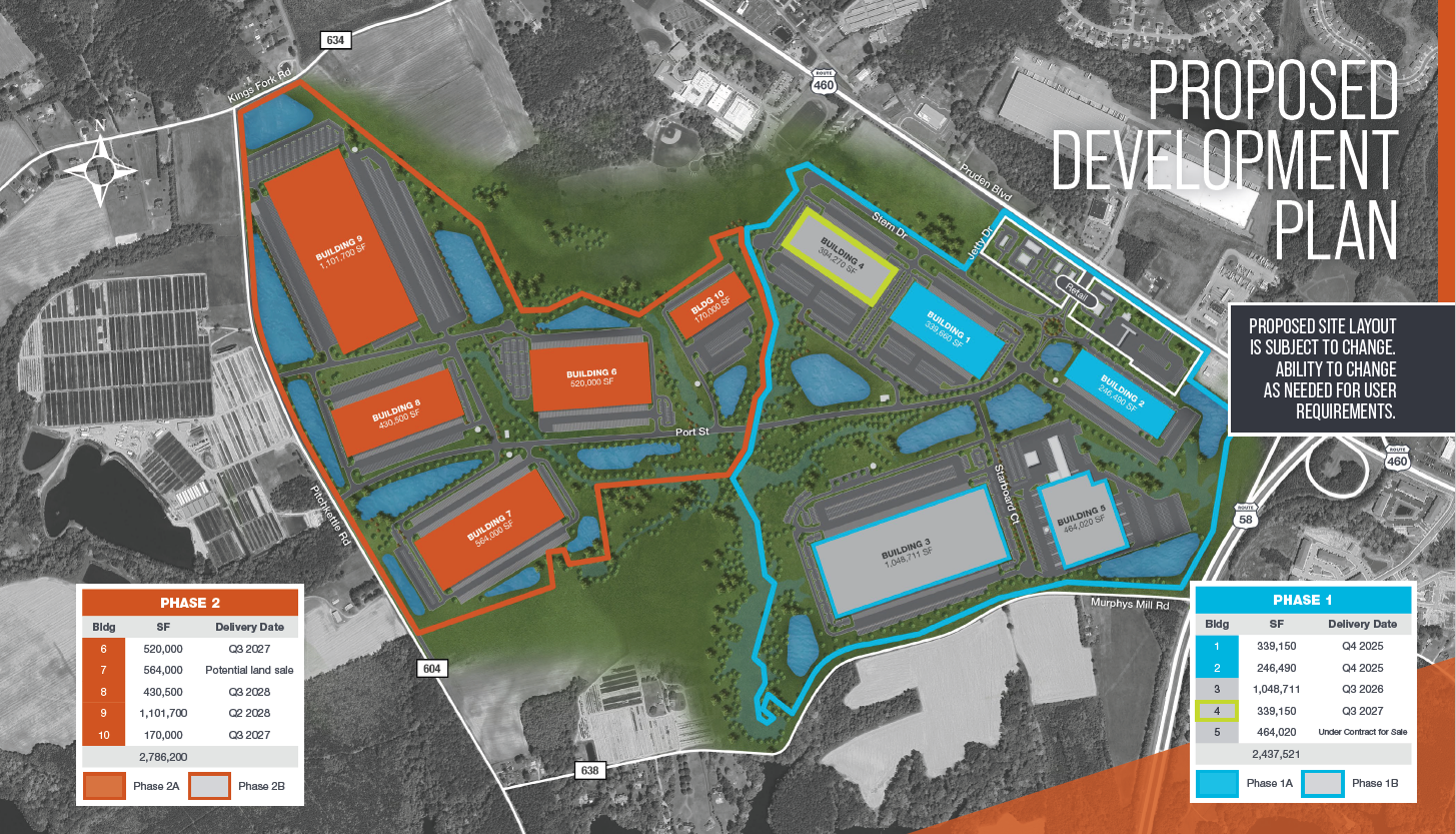 Port 460 Logistics Center-Phase 1B-Bld 4 — Lease in Suffolk, VA, photo 2 of 8