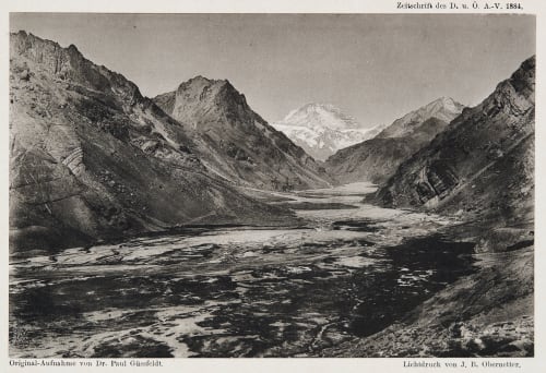 Der Aconcagua 6970 m Güssfeldt, Dr. Paul  (German, 1840-1920)