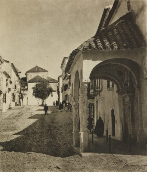 A Street Shrine – Ronda Annan, James Craig  (Scottish, 1864-1946)