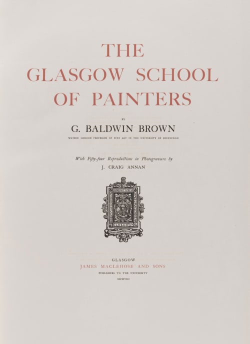 Title Page Annan, James Craig  (Scottish, 1864-1946)