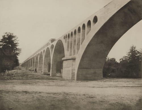 Pl. 37 Forêt de Fontainebleau, Arcades du Grand-Maître, Février 1870 