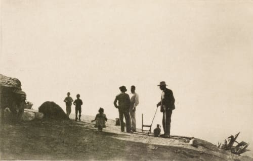 Group on a Hill Road – Grananda Annan, James Craig  (Scottish, 1864-1946)