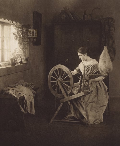 Spinning Clarkson, Emilie V.  (American, 1863-1946)