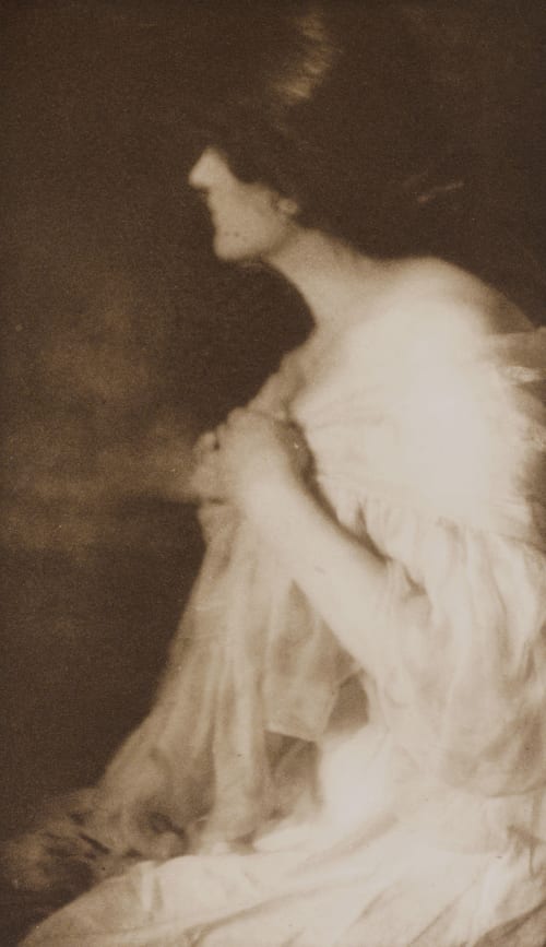 Portrait of Miss M., of Washington Clark, Rose  (American, 1852-1942)Wade, Elizabeth Flint  (American, b.died 1915)