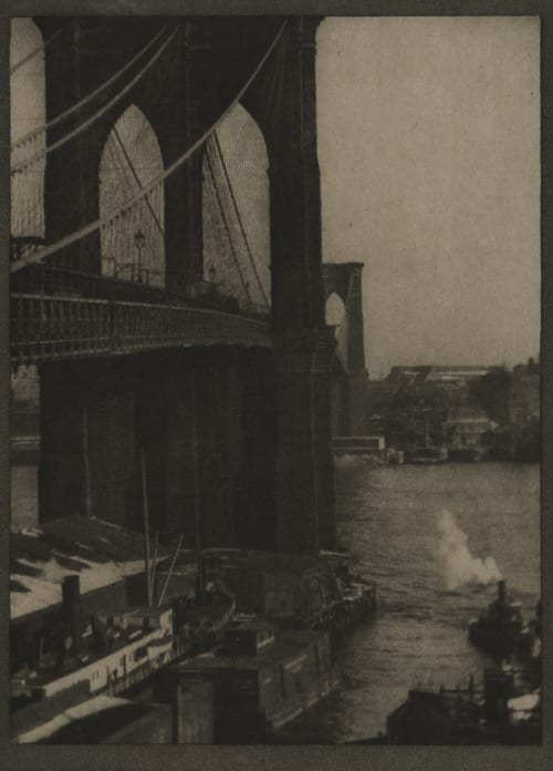 Brooklyn Bridge, From a Roof-Top Coburn, Alvin Langdon  (American, 1882-1966)