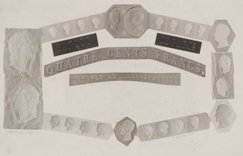 Bank note test Collas, Achille  (French, 1795-1859)