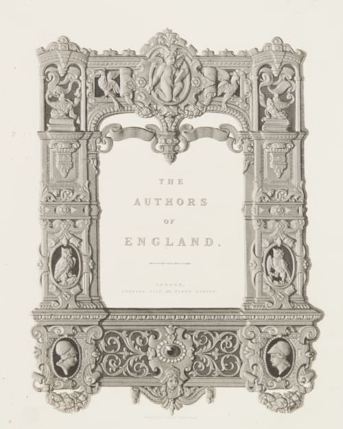 The Authors of England Wyon, E. W.  (British, 1811-1885)