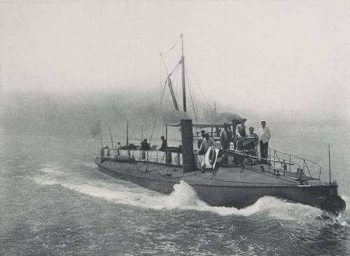 S.M. Torpedoboot XI in Voller Fahrt Hauger, Alexander  (Polish, b.1895 active)