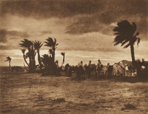 Landschaft mit Beduinen Philipp Ritter Von Schoeller  (Austrian, 1845-1916)