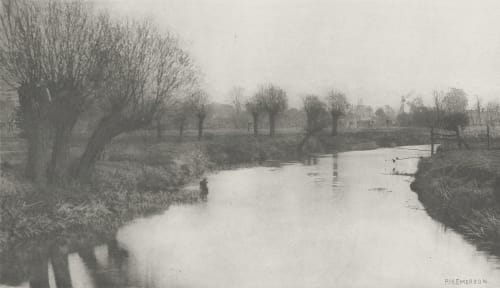 Plate VIII Stanstead From the Lea Emerson, Peter Henry  (British, 1856-1936)