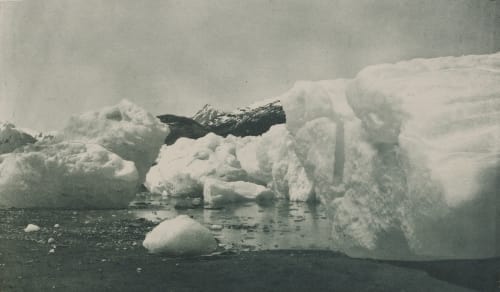 Bergs Stranded at Low Tide, Near Muir Glacier Curtis, Edward Sherrif  (American, 1868-1952)