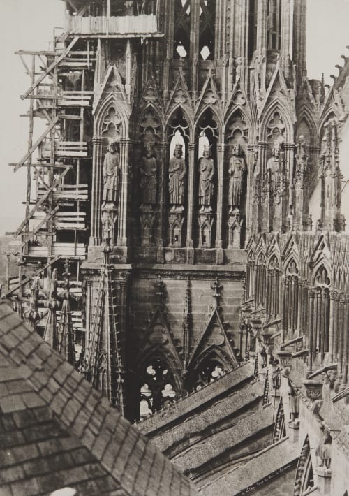 La Galerie des Rois, Rheims Cathedral Le Secq, Henri  (French, 1818-1882)