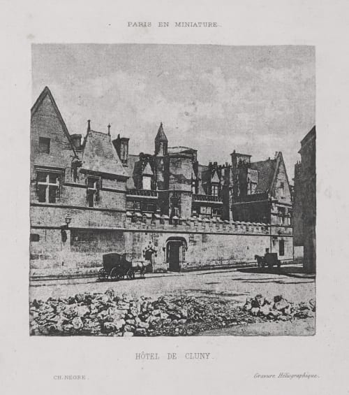 Paris en Miniture Hôtel de Cluny Nègre, Charles  (French, 1820-1880)