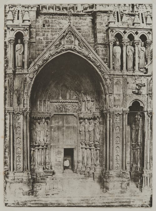 Cathédrale de Chartres, porche méridional, porte de gauche Nègre, Charles  (French, 1820-1880)