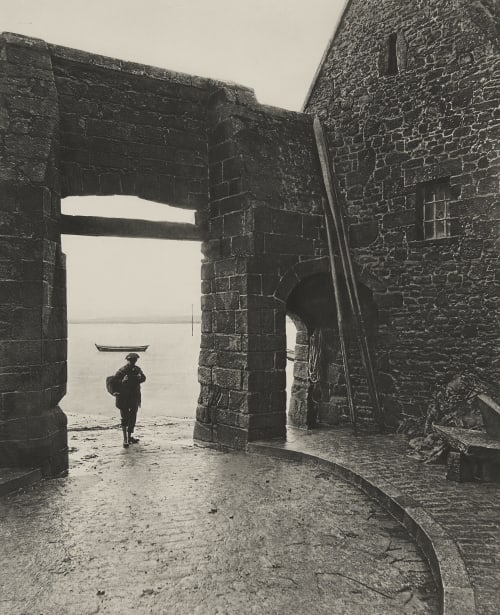 Pl. 4 Porte D’entrèe à Marée haute Magron, Henri  (French, 1845-1927)