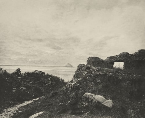 Pl. 24 Vu de Tombelaine Magron, Henri  (French, 1845-1927)