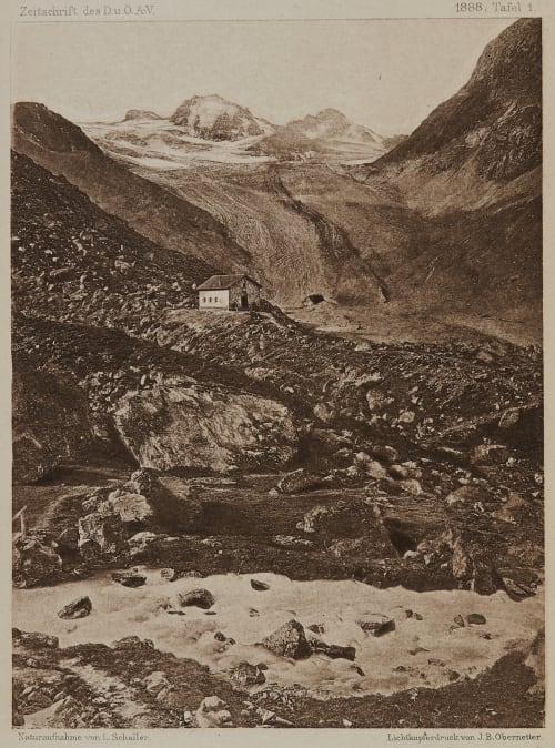 Die Jamthal-Hütte Schaller, Ludwig  (German, 1860-1924)