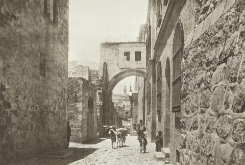 The Ecce Homo Arch in the Via Dolorosa Shadbolt, Cecil  (British, 1859–1892)