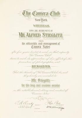 Resignation Certificate