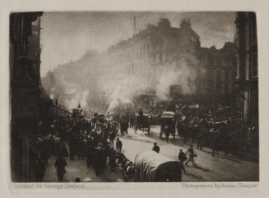 Fire in Oxford Street