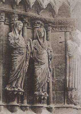 Cathedrale de Rheims, Sculptures de la Visitation