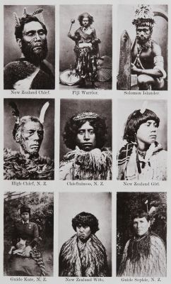 Plate XII. Portraits of South Sea Islanders