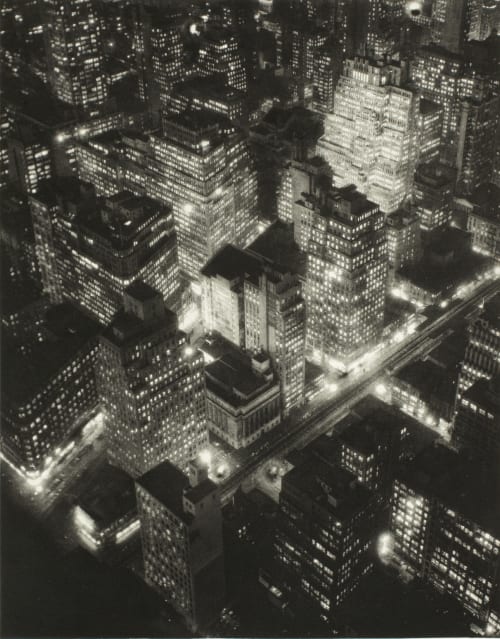 New York at Night Abbott, Berenice  (American, 1898-1991)