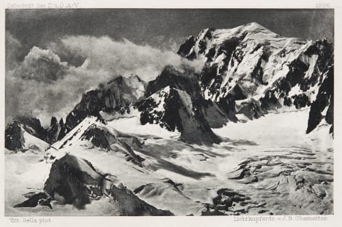 Col Du Géant und Mont Blanc Sella, Vittorio  (Italian, 1859-1943)