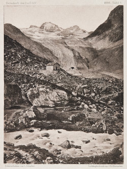 Die Jamthal – Hütte Schaller, Ludwig  (German, 1860-1924)