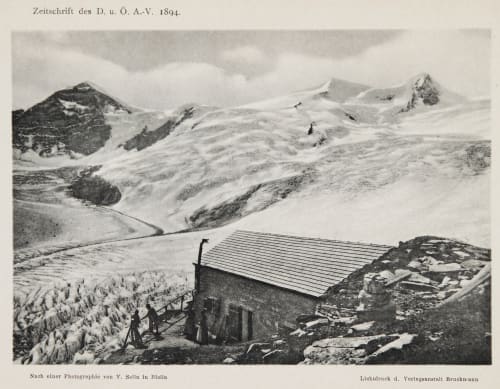 Prager – Hütte Sella, Vittorio  (Italian, 1859-1943)