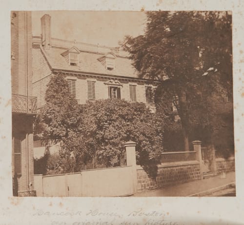 Hancock House, Boston. An Original Sun Picture Whipple, John Adams  (American, 1822-1891)