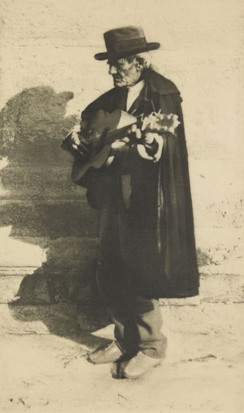 Blind Musician – Granada Annan, James Craig  (Scottish, 1864-1946)