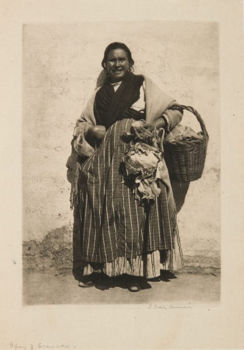 Gipsy of Granada (A Gitana – Granada) Annan, James Craig  (Scottish, 1864-1946)