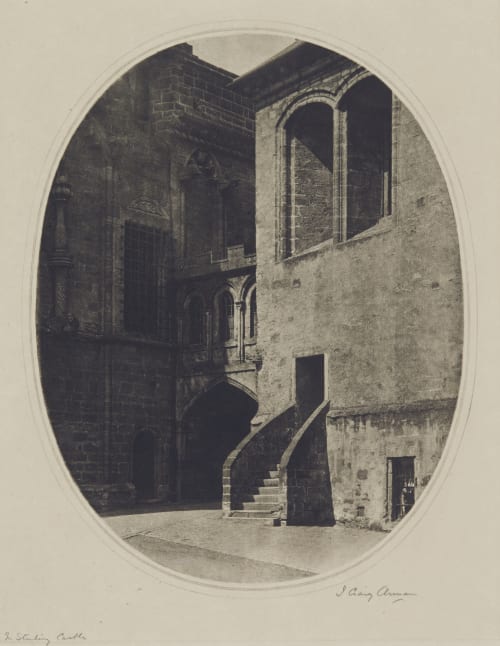 In Stirling Castle – A Castle Courtyard Annan, James Craig  (Scottish, 1864-1946)
