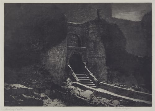 Harlech Castle, Wales (alt. A Ruined Castle) Annan, James Craig  (Scottish, 1864-1946)