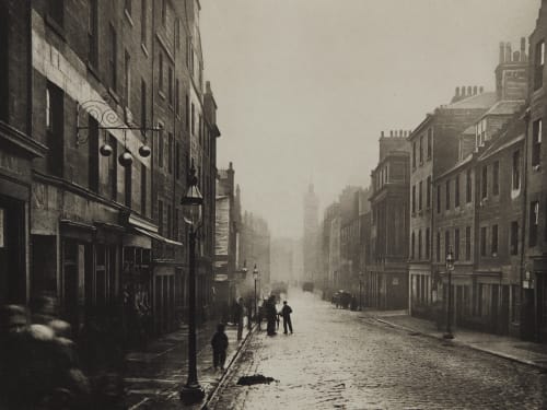 High Street from College Open Annan, Thomas  (Scottish, 1829-1887)