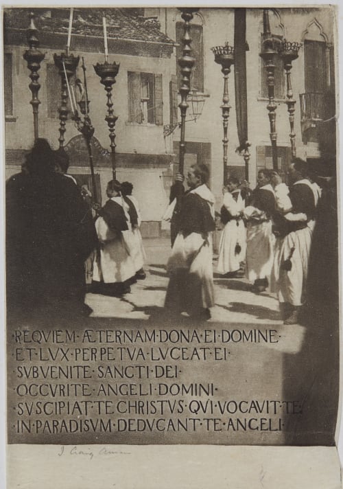 A Venetian Requiem Annan, James Craig  (Scottish, 1864-1946)