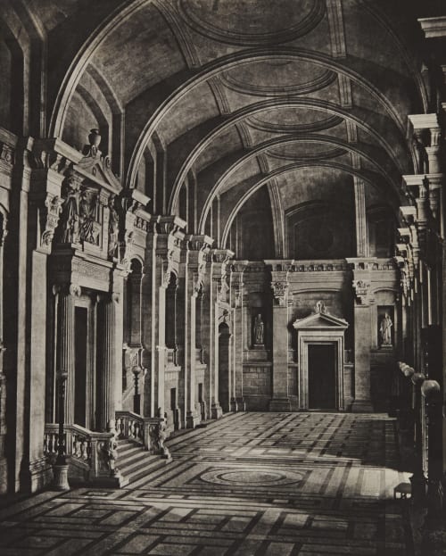Palais de Justice de Paris ( Salle des Pas perdus ) Baldus, Edouard  (French, 1813-1889)