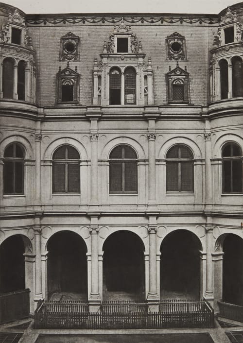 Cour Louis XIV Baldus, Edouard  (French, 1813-1889)