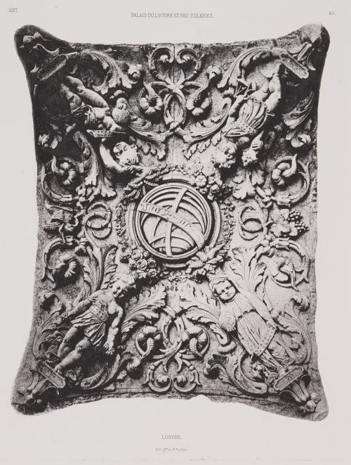 pl 49 Louvre detail Baldus, Edouard  (French, 1813-1889)