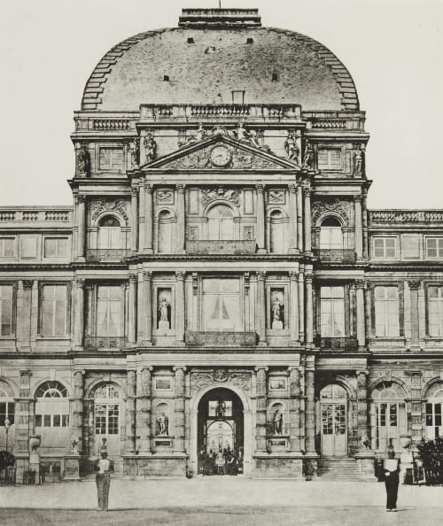 Ext. 100 Tuileries: Avant l’incendie par la Commune. Baldus, Edouard  (French, 1813-1889)