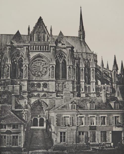 Catédrale de Reims (Facade latérale) Baldus, Edouard  (French, 1813-1889)