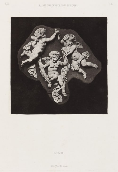 Louvre, Ext. 73 Baldus, Edouard  (French, 1813-1889)