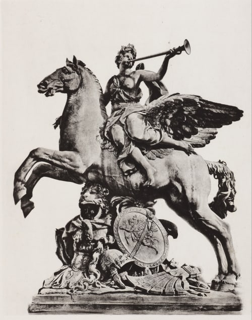 Entrée du Jardin des Tuileries, Ext. Baldus, Edouard  (French, 1813-1889)