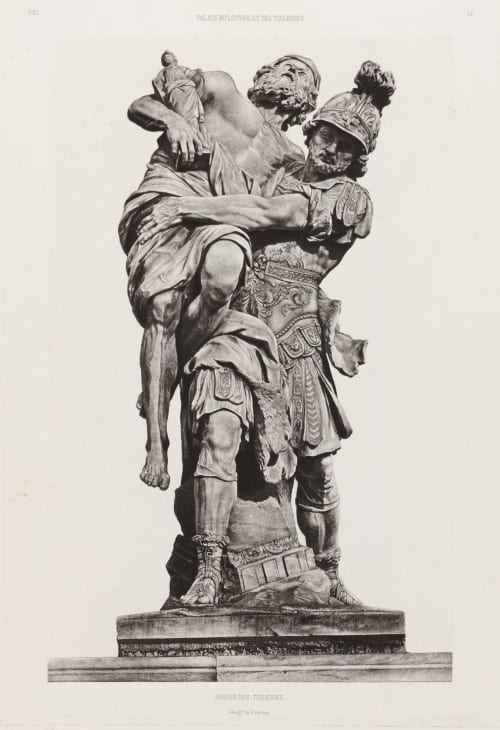 Jardin des Tuileries, Ext. 51 Baldus, Edouard  (French, 1813-1889)