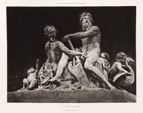 Jardin des Tuileries, Ext. 61 Baldus, Edouard  (French, 1813-1889)