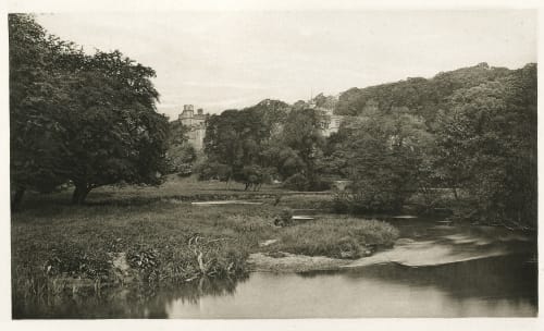 Plate XXXIII Haddon Hall, From the Meadows Bankart, George  (British, 1829-1916)