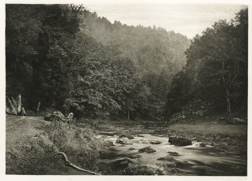 Plate XL In Dove Dale (Staffordshire Side) Bankart, George  (British, 1829-1916)